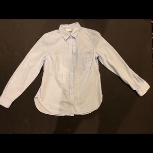 Old Navy blue button up shirt